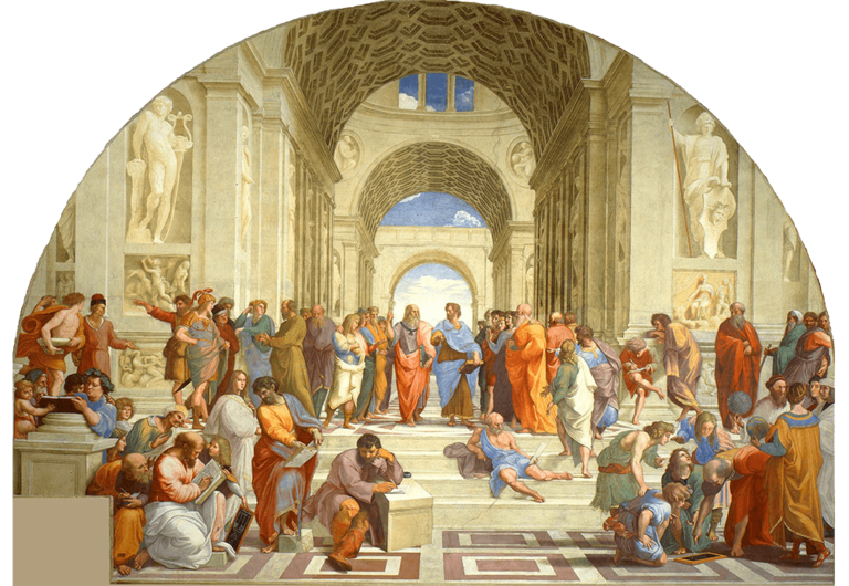 Fresko des Malers Raffael, das dieser von 1510 bis 1511 anfertigte