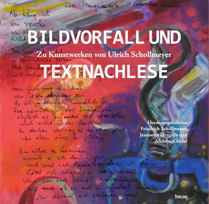 Auf dem buchtitel ist ein handschriftlicher Text vor dem Hintergrund eines absrekten Gemäldes zu sehen.