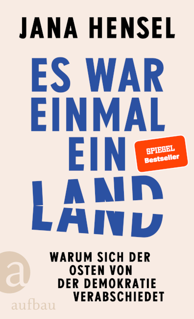 Auf dem Buchcover ist der Titel des Buches "Es war einmal ein Land" zu lesen, bei dem das Wort "Land" wie mit einer Schere zerschnitten dargestellt wird.