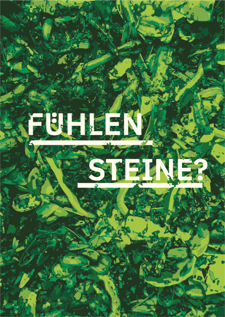 Die Grafik zum Stück zeigt ein grün eingefärbtes Foto mit Blättern.
