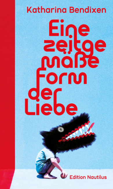 Auf dem Buchcover ist ein hockendes Kind mit einem Wolfskopf abgebildet.