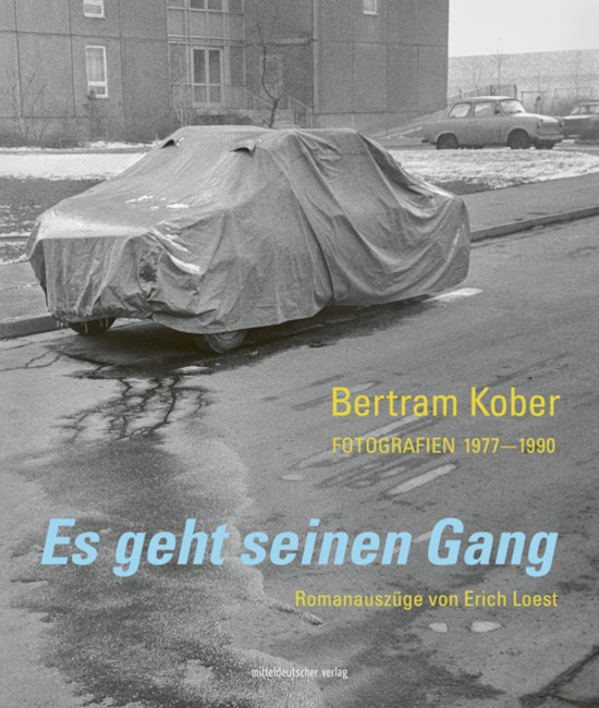 Auf dem Buchcaver ist ein mit einer Plane abgedecktes Auto in einer Plattenbausiedlung abgebildet.