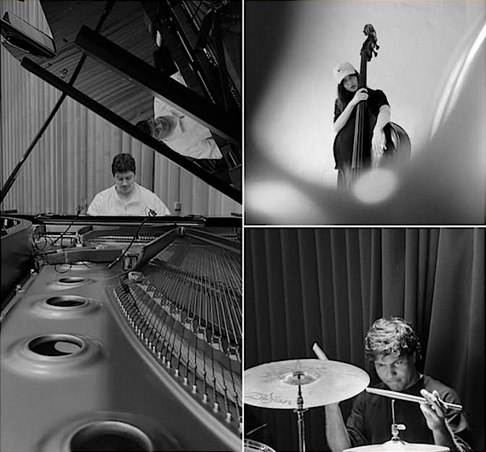 Collage aus Schwarz-Weiß-Fotos der einzelnen Musikerinnen und Musiker