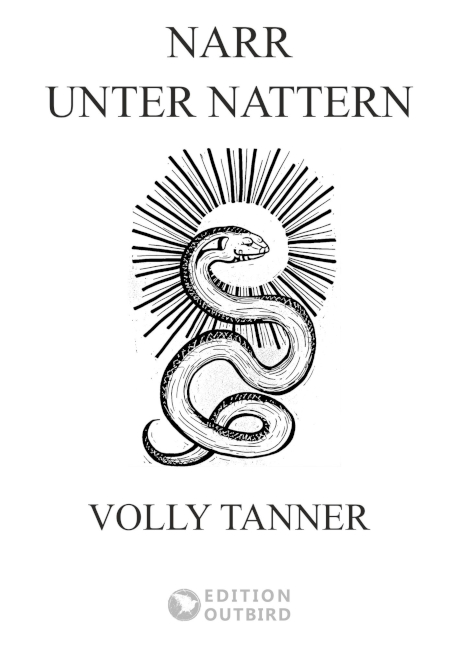 Auf dem Cover ist die Grafik einer Schlange abgebildet, um deren Kopf ein Strahlenkranz wie bei der Sonne zu sehen ist.