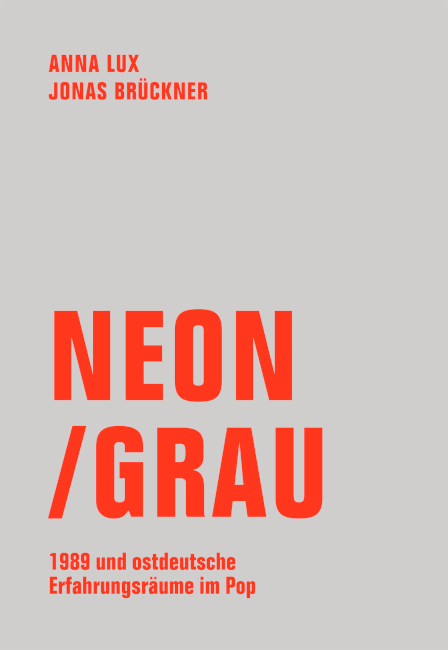 Auf dem in grau gehaltenen Buchdeckel sind Autoren und Titel in greller, orangefarbener Schrift zu lesen.