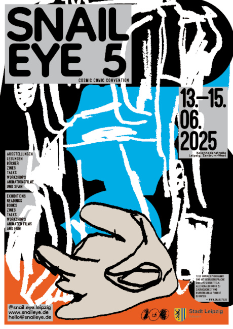 Das Plakat zum Festival zeigt eine abstrakte, einfache Grafik.