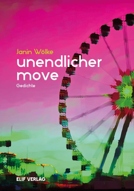 Auf dem Buchcover ist das verfremdete Foto eines riesenrades zu sehen.